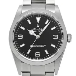 USED ROLEX Explorer 114270 Black Case: 36×36mm Band: 19cm Men's Watch #101251