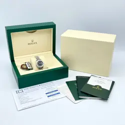 Rolex Datejust 26mm 179174 Black Diamond Dial Diamond Bezel Papers Jubilee Box