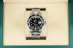 1999 ROLEX SUBMARINER DATE 16610 BLACK DIAL SS OYSTER NO PAPERS 40MM