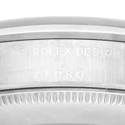 Rolex Oyster Perpetual 31 Midsize Salmon Dial Steel Ladies Watch 77080