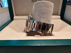 ROLEX SUBMARINER DATE 40MM SUNBURST BLUE 18K YELLOW GOLD TWO-TONE WATCH 116613LB