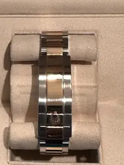 ROLEX SUBMARINER DATE 40MM SUNBURST BLUE 18K YELLOW GOLD TWO-TONE WATCH 116613LB