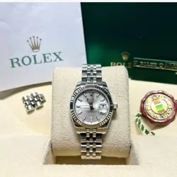 ROLEX 179174 LADY-DATEJUST 26MM STEEL SILVER INDEX DIAL JUBILEE-2006