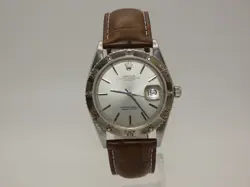 Mens Rolex Datejust 1625 1970s Turn-O-Graph 36mm 18k Gold Thunder Auto