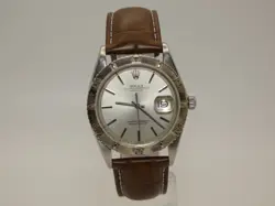 Mens Rolex Datejust 1625 1970s Turn-O-Graph 36mm 18k Gold Thunder Auto