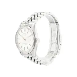 ROLEX DATEJUST 16014 36MM SILVER INDEX DIAL FLUTED BEZEL & JUBILEE BAND