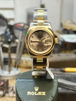 STAINLESS 18KT YELLOW