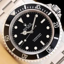 2006 ROLEX SUBMARINER 14060M NO DATE STAINLESS STEEL BLACK 40MM OYSTER WATCH