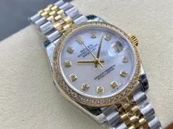 ROLEX LADIES DATEJUST 26MM 18KGOLD & STEEL WATCH WHITE DIAL