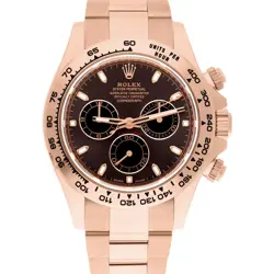 ROLEX COSMOGRAPH DAYTONA 116505 CHOCOLATE DIAL 18K ROSE GOLD BOX/PAPERS