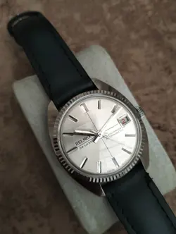 Datejust Relmex Watch Vintage Mecanic Swiss Made 70's NOS