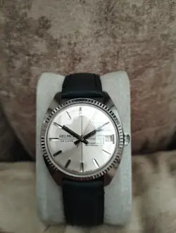 Datejust Relmex Watch Vintage Mecanic Swiss Made 70's NOS