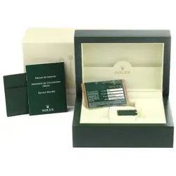 Rolex Submariner Date Black Dial Steel Mens Watch 16610 Box Card