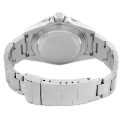 Rolex Submariner Date Black Dial Steel Mens Watch 16610 Box Card