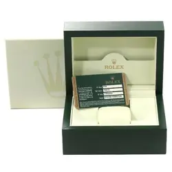 Rolex Submariner Date Black Dial Steel Mens Watch 16610 Box Card