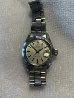 Vintage—- lady’s ROLEX - TUDOR,,, 7616/0,,, oyster , quick set,,,, NR