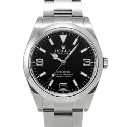 USED ROLEX EXPLORER 214270 BLACK CASE: 39×39MM BAND: 19CM MEN'S WATCH #101141