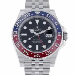 ROLEX GMT MASTER II 40MM STAINLESS STEEL BLACK DIAL 126710BLRO