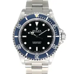 ROLEX 14060 SUBMARINER NON-DATE BLACK MEN'S #KN187
