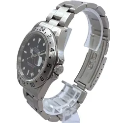 ROLEX 16570 Explorer 2 Black Men's Silver #KN215