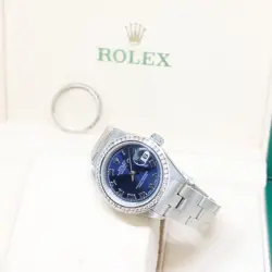 ROLEX 26MM BLUE ROMAN DIAL DATEJUST REF: 69174 (U SERIES)