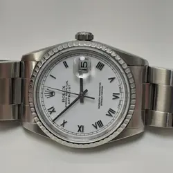 GOLD BEZEL WHITE