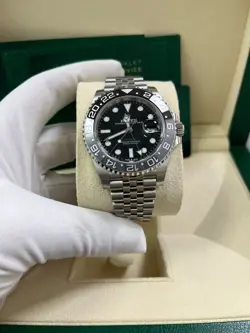 ROLEX GMT-MASTER II 40MM BRUCE WAYNE JUBILEE 126710GRNR DATED 2024