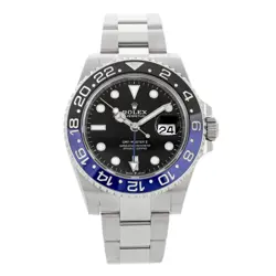 ROLEX GMT-MASTER II STAINLESS STEEL BLACK DIAL OYSTER 40MM 126710BLNR FULL SET