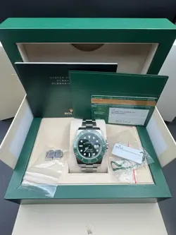 2017 Rolex Submariner Date Ceramic Hulk 40mm 116610LV Box & Papers