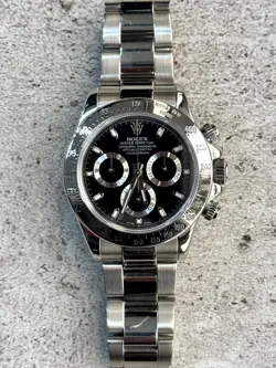 ROLEX DAYTONA STAINLESS STEEL BLACK DIAL 116520