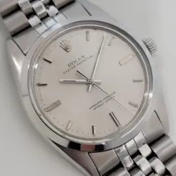 MENS ROLEX OYSTER PERPETUAL REF 1018 36MM AUTOMATIC 1960S VINTAGE SWISS RA433S