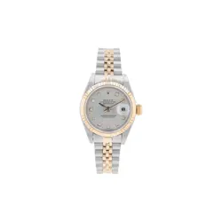 ROLEX DATEJUST  69173 26MM SILVER DIAMONDS (N.S) DIAL FLUTED BEZEL JUBILEE BAND