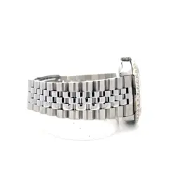 Rolex Datejust 16200 36mm Stainless Steel 3.03 Carat G VS2 Diamond Bezel Black