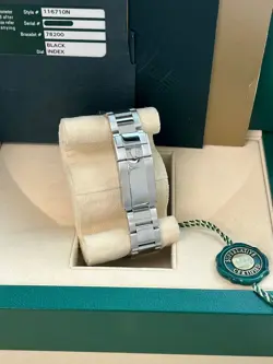 ROLEX DATEJUST 41MM FLUTED BEZEL BLACK DIAL GOLD STEEL OYSTER WATCH 126334