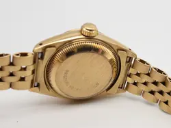 $25,000 ROLEX DATEJUST PRESIDENT DIAMOND 18K YELLOW GOLD LADIES WATCH SERVICED