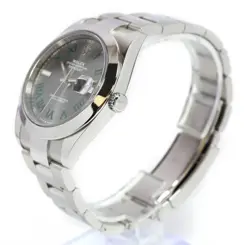 2021 Rolex Datejust Wimbledon 126300 41MM Silver Dial Smooth Oyster B/p