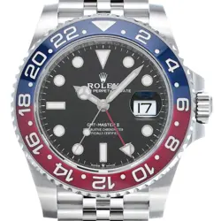 ROLEX 126710BLRO GMT-MASTER II BLACK MENS WRISTWATCH WITH BOX & PAPER