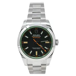ROLEX MILGAUSS 40MM BLACK DIAL WATCH 116400GV