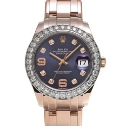 PURPLE/DIAMOND MENS WRISTWATCH