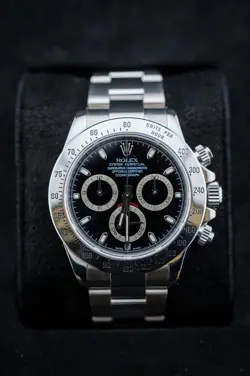 ROLEX DAYTONA COSMOGRAPH 116520 BLACK DIAL 40MM OYSTER STAINLESS STEEL