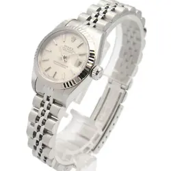 ROLEX Datejust U Wrist Watch 69174 Automatic K18 WG White Gold SS Used Women