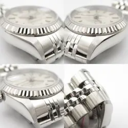 ROLEX Datejust U Wrist Watch 69174 Automatic K18 WG White Gold SS Used Women