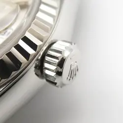 ROLEX Datejust U Wrist Watch 69174 Automatic K18 WG White Gold SS Used Women