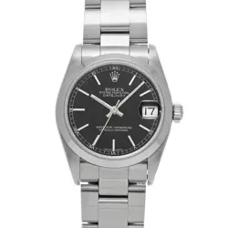 BLACK UNISEX WRISTWATCH