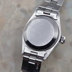 Rolex Ladies Oyster Perpetual WG Fluted Bezel 6719 Non-Date 1972 Automatic 25mm