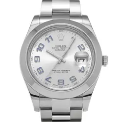 ROLEX 116300 DATEJUSTII SILVER MENS WRISTWATCH WITH BOX & PAPER