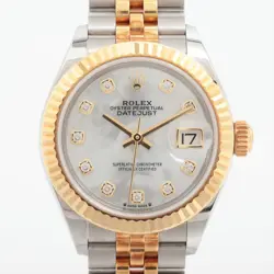 ROLEX DATEJUST 279173G SS×YG AT SHELL-FACE 4 EXTRA LINKS
