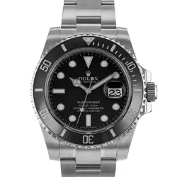 ROLEX SUBMARINER 116610 40MM BLACK CERAMIC STEEL OYSTER MENS WATCH 2016