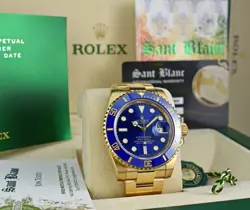 GOLD SUBMARINER BLUE