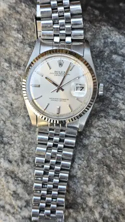 VINTAGE ROLEX DATEJUST 1601 PIE-PAN DIAL MEN'S AUTOMATIC WATCH 1977